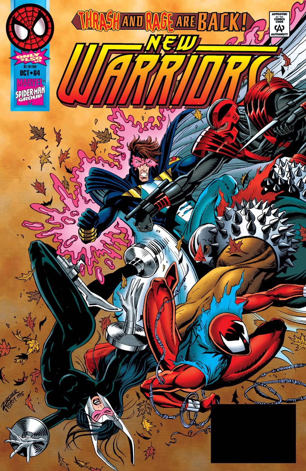 The New Warriors #64 cover