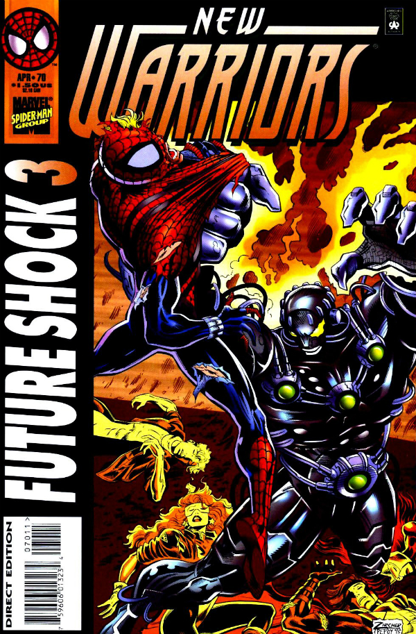 The New Warriors #70 cover