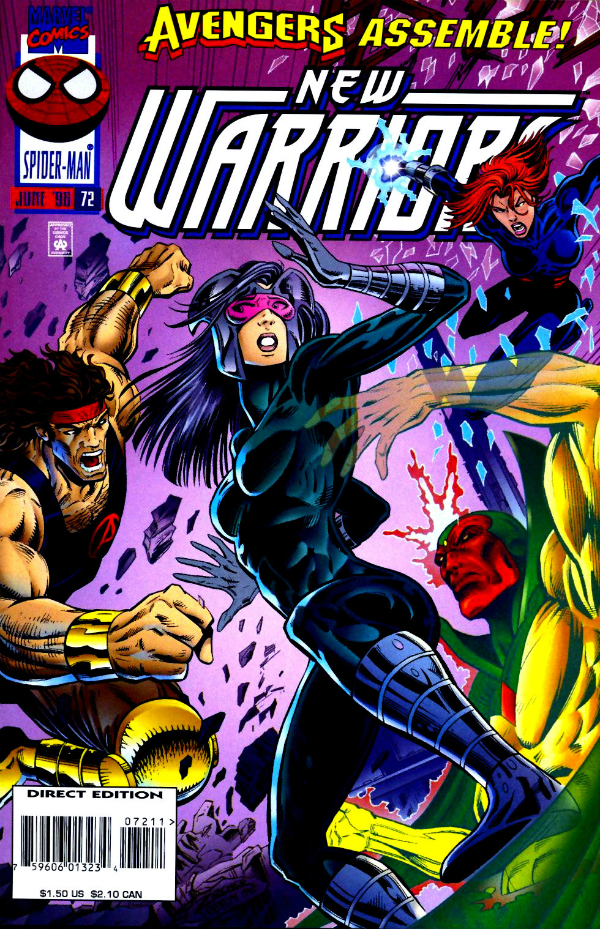 The New Warriors #72 cover