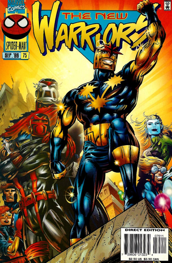 The New Warriors #75 cover