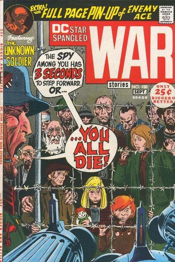 Star Spangled War Stories #158 cover