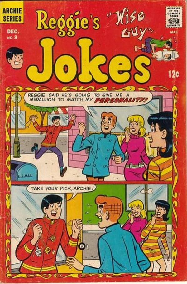 Reggie's Wise Guy Jokes #3 cover