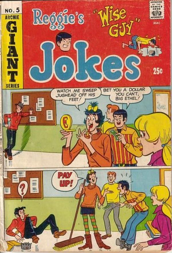 Reggie's Wise Guy Jokes #5 cover