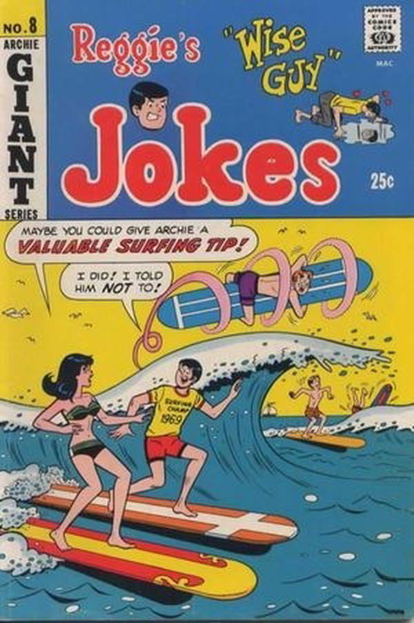 Reggie's Wise Guy Jokes #8 cover