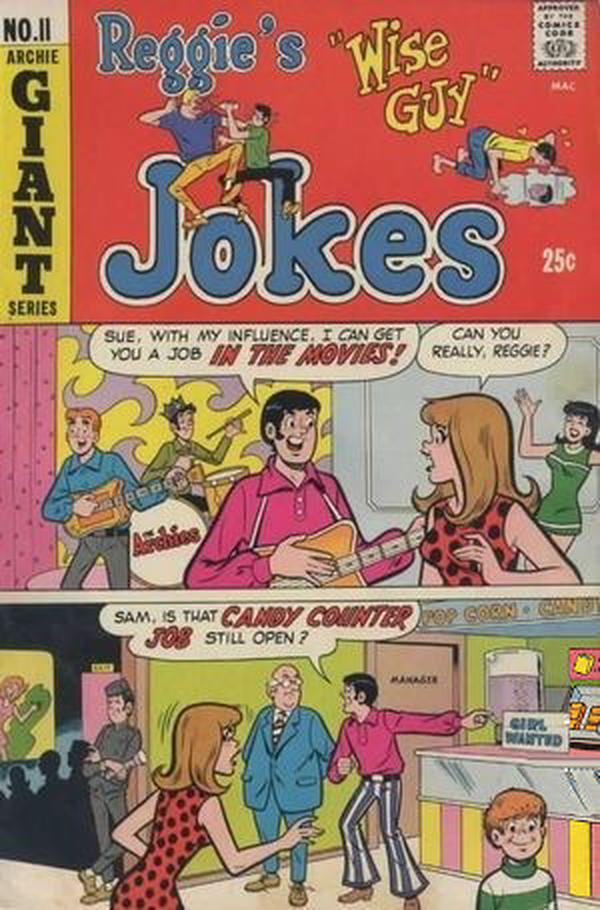 Reggie's Wise Guy Jokes #11 cover