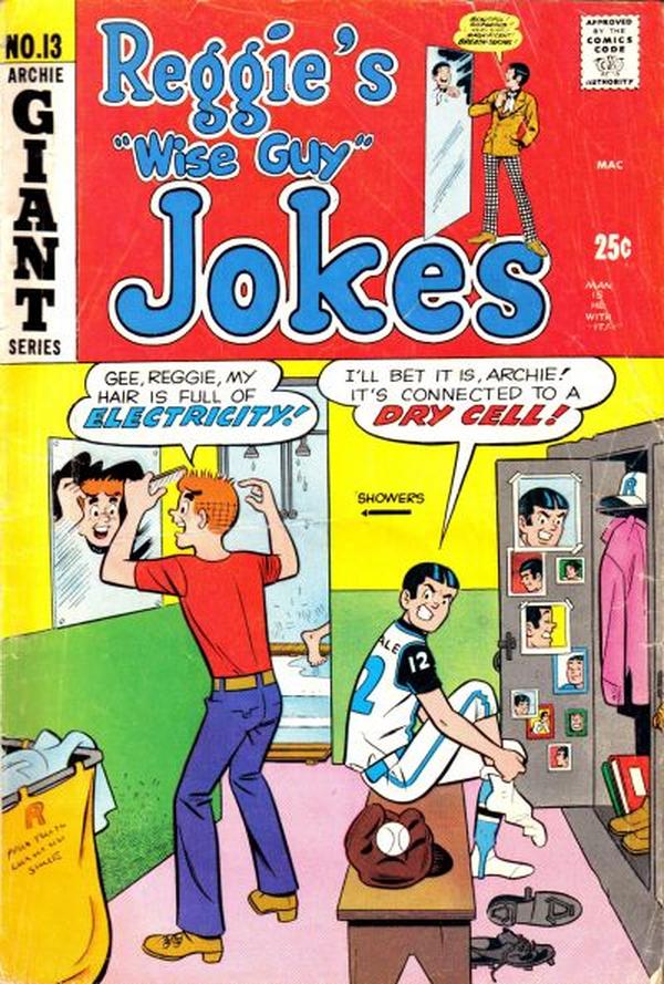 Reggie's Wise Guy Jokes #13 cover