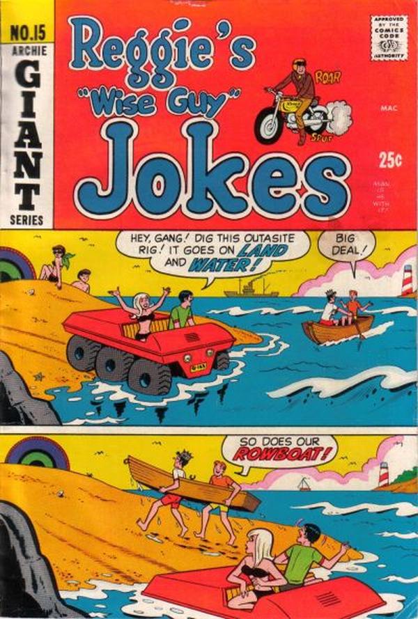 Reggie's Wise Guy Jokes #15 cover