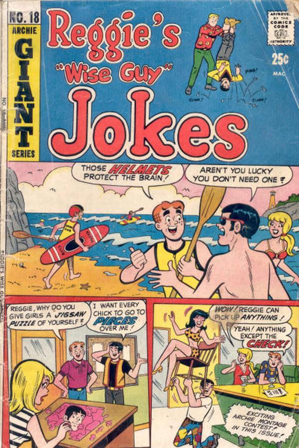 Reggie's Wise Guy Jokes #18 cover