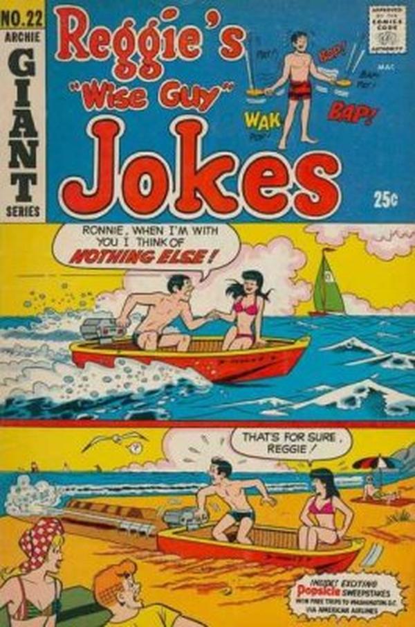 Reggie's Wise Guy Jokes #22 cover