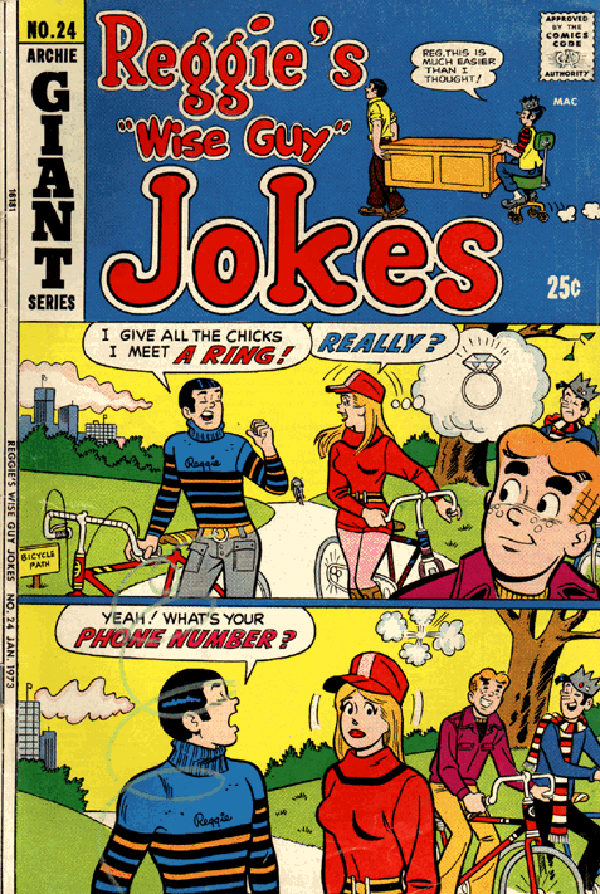 Reggie's Wise Guy Jokes #24 cover