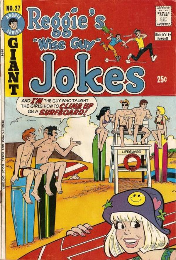 Reggie's Wise Guy Jokes #27 cover
