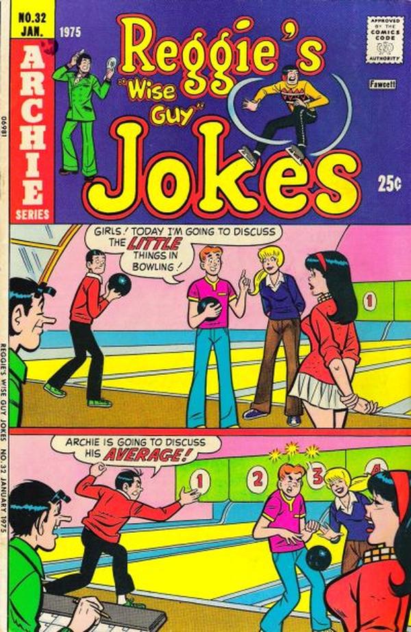 Reggie's Wise Guy Jokes #32 cover