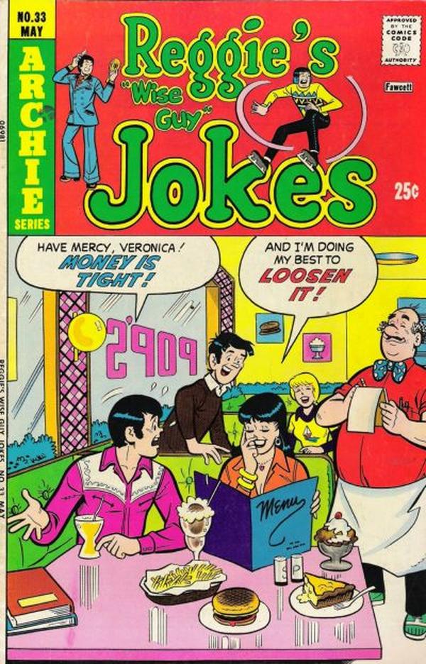 Reggie's Wise Guy Jokes #33 cover
