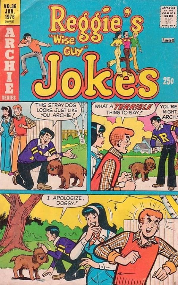 Reggie's Wise Guy Jokes #36 cover