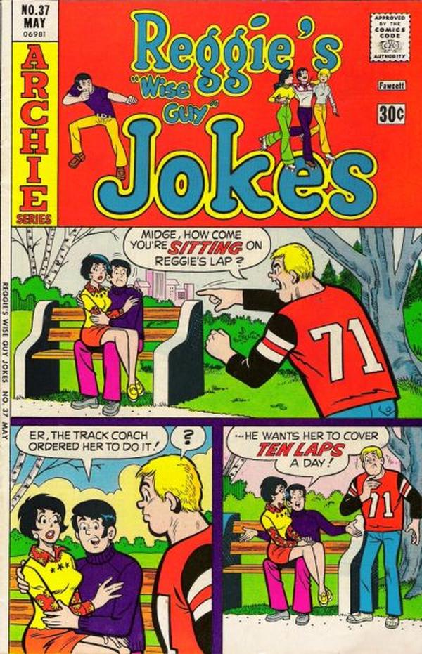 Reggie's Wise Guy Jokes #37 cover