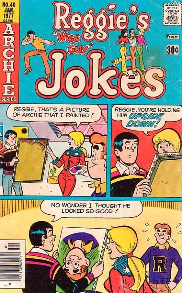 Reggie's Wise Guy Jokes #40 cover
