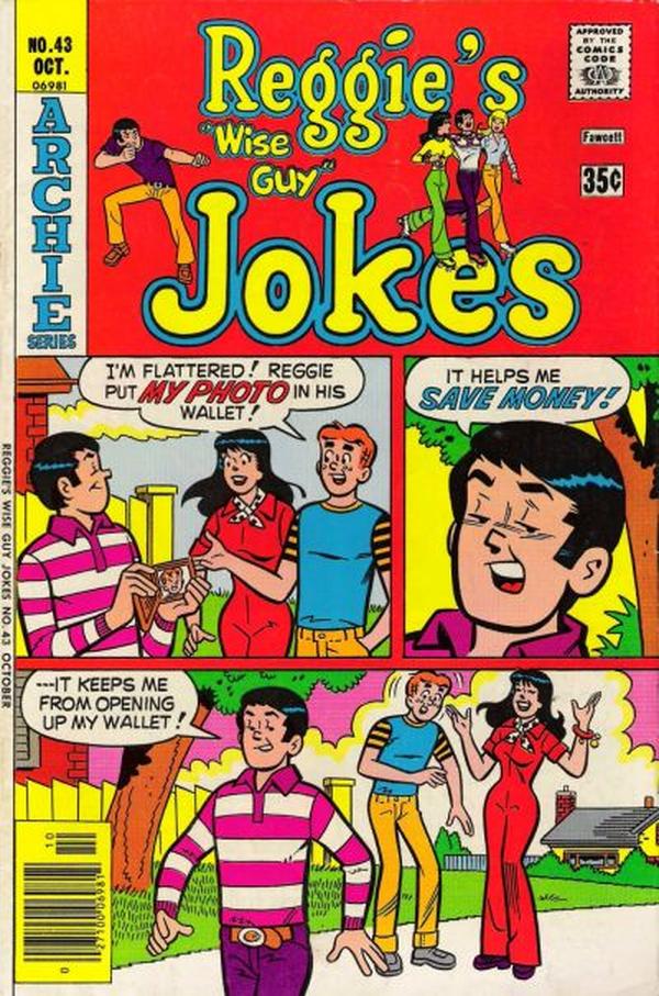 Reggie's Wise Guy Jokes #43 cover