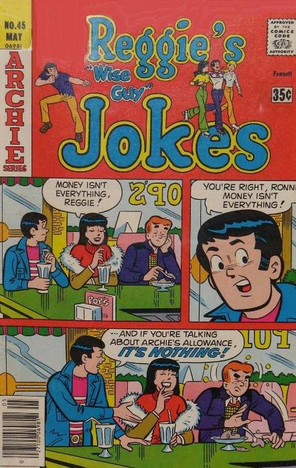 Reggie's Wise Guy Jokes #45 cover