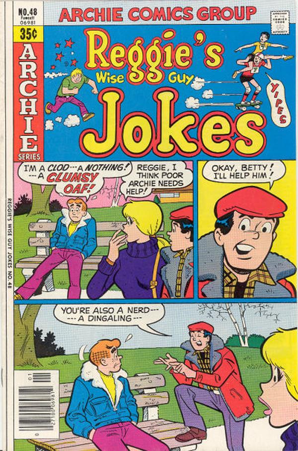 Reggie's Wise Guy Jokes #48 cover