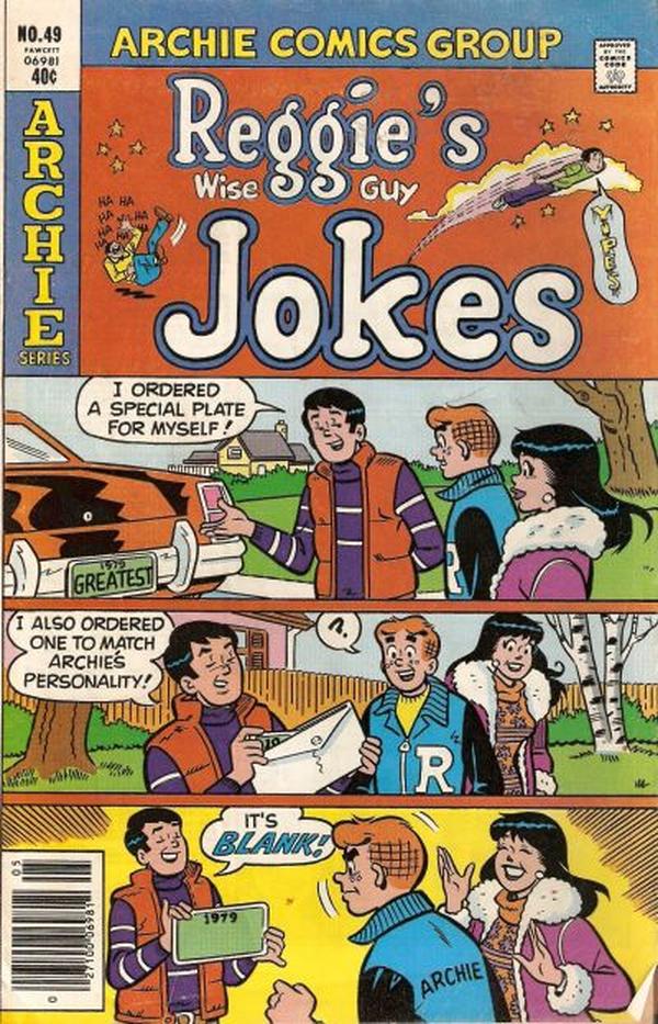 Reggie's Wise Guy Jokes #49 cover
