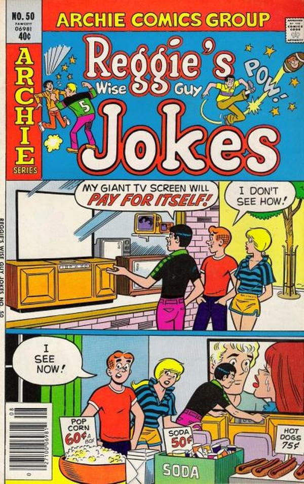 Reggie's Wise Guy Jokes #50 cover