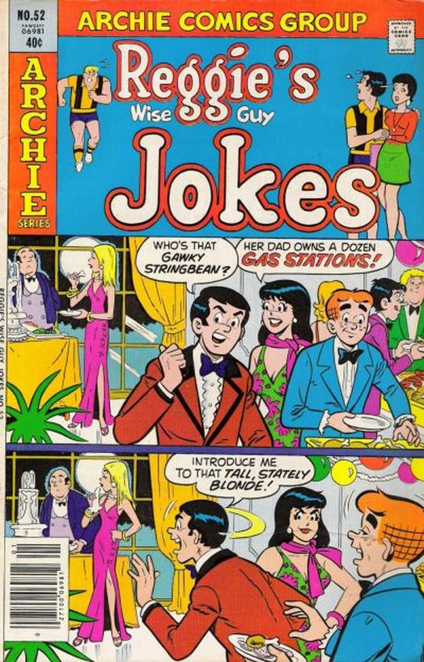Reggie's Wise Guy Jokes #52 cover