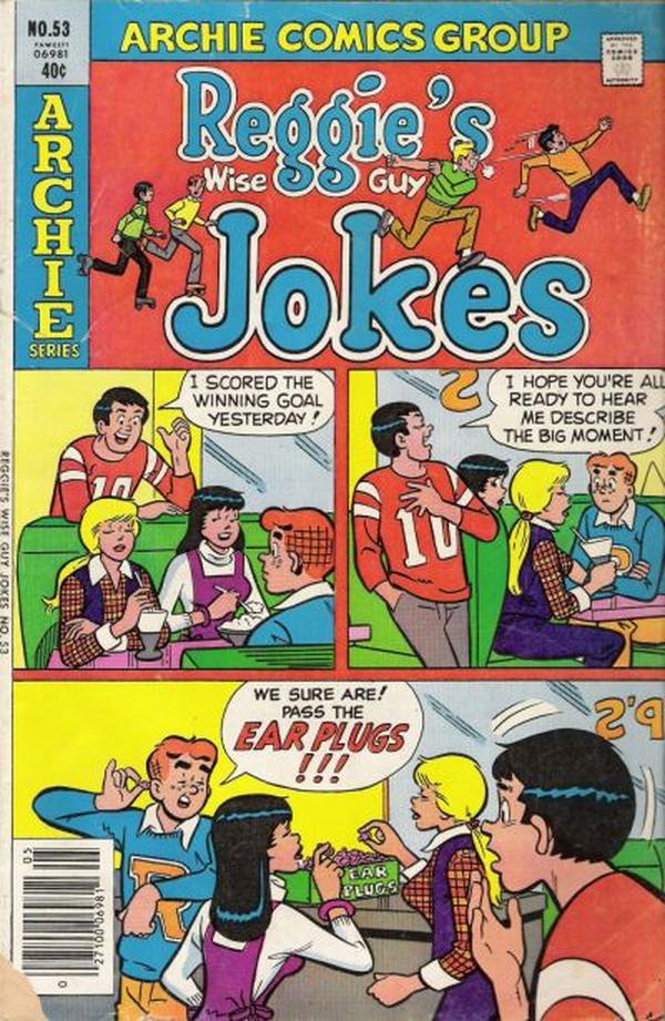 Reggie's Wise Guy Jokes #53 cover