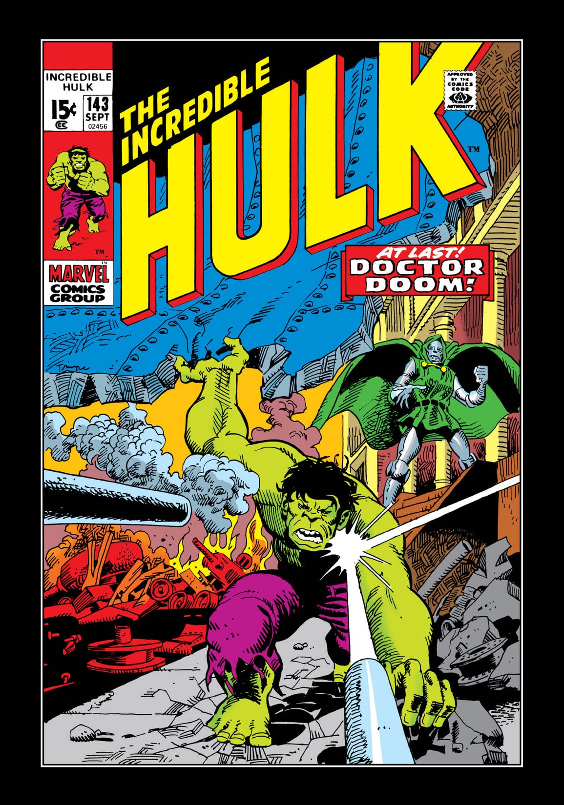 The Incredible Hulk #143 cover