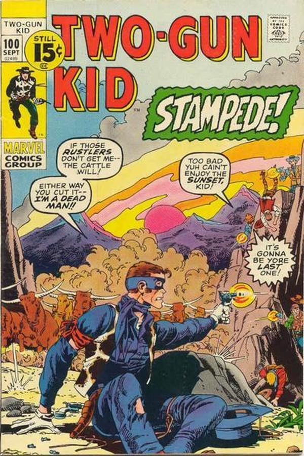 Two Gun Kid #100 cover