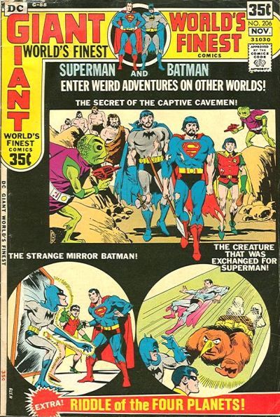 World's Finest Comics #206 cover