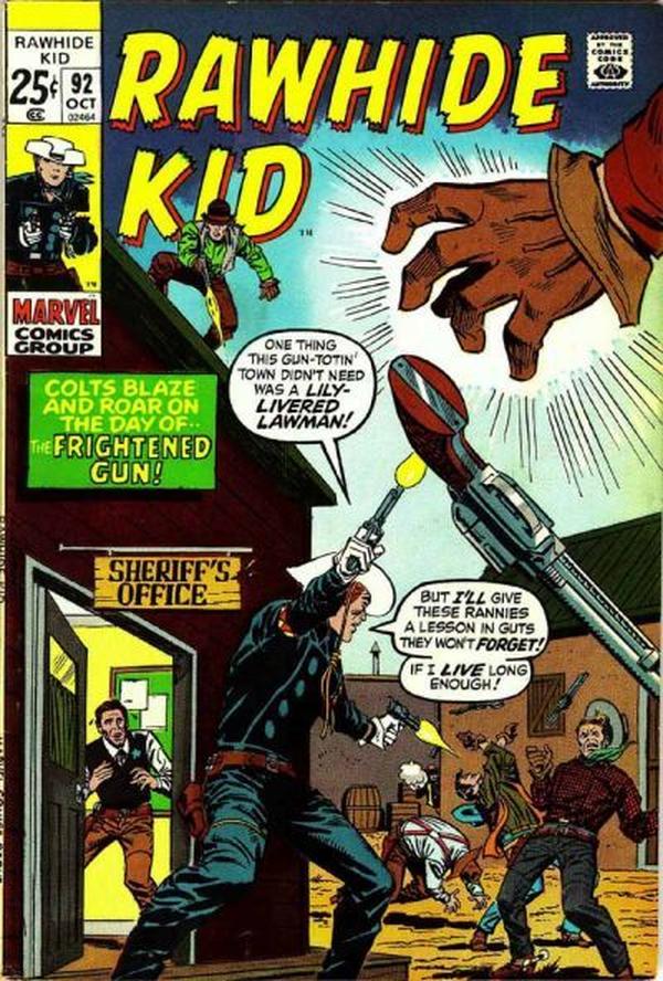 The Rawhide Kid #92 cover