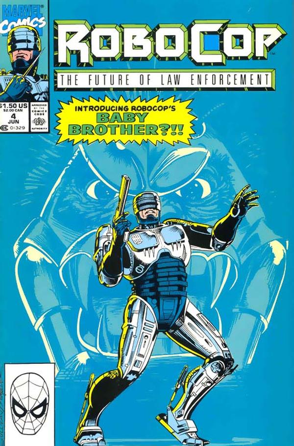 RoboCop #4 cover