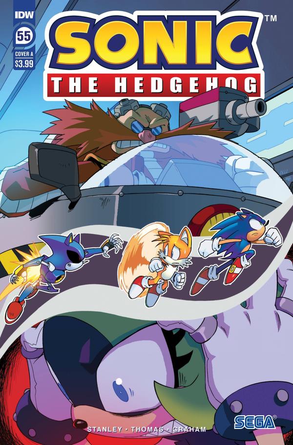 Sonic the Hedgehog #55 cover