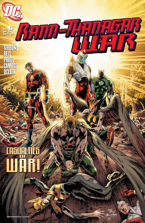 Rann / Thanagar War #6 cover