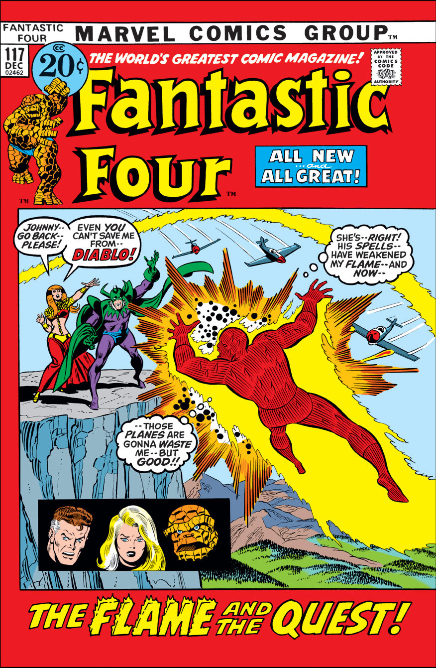 Fantastic Four #117 cover