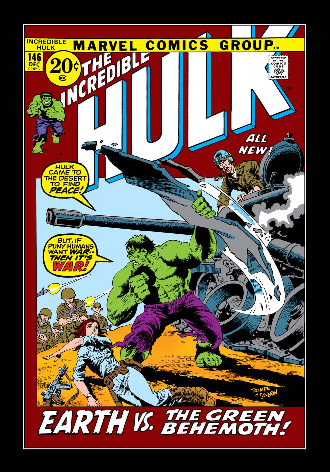 The Incredible Hulk #146 cover