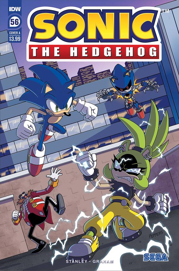 Sonic the Hedgehog #56 cover