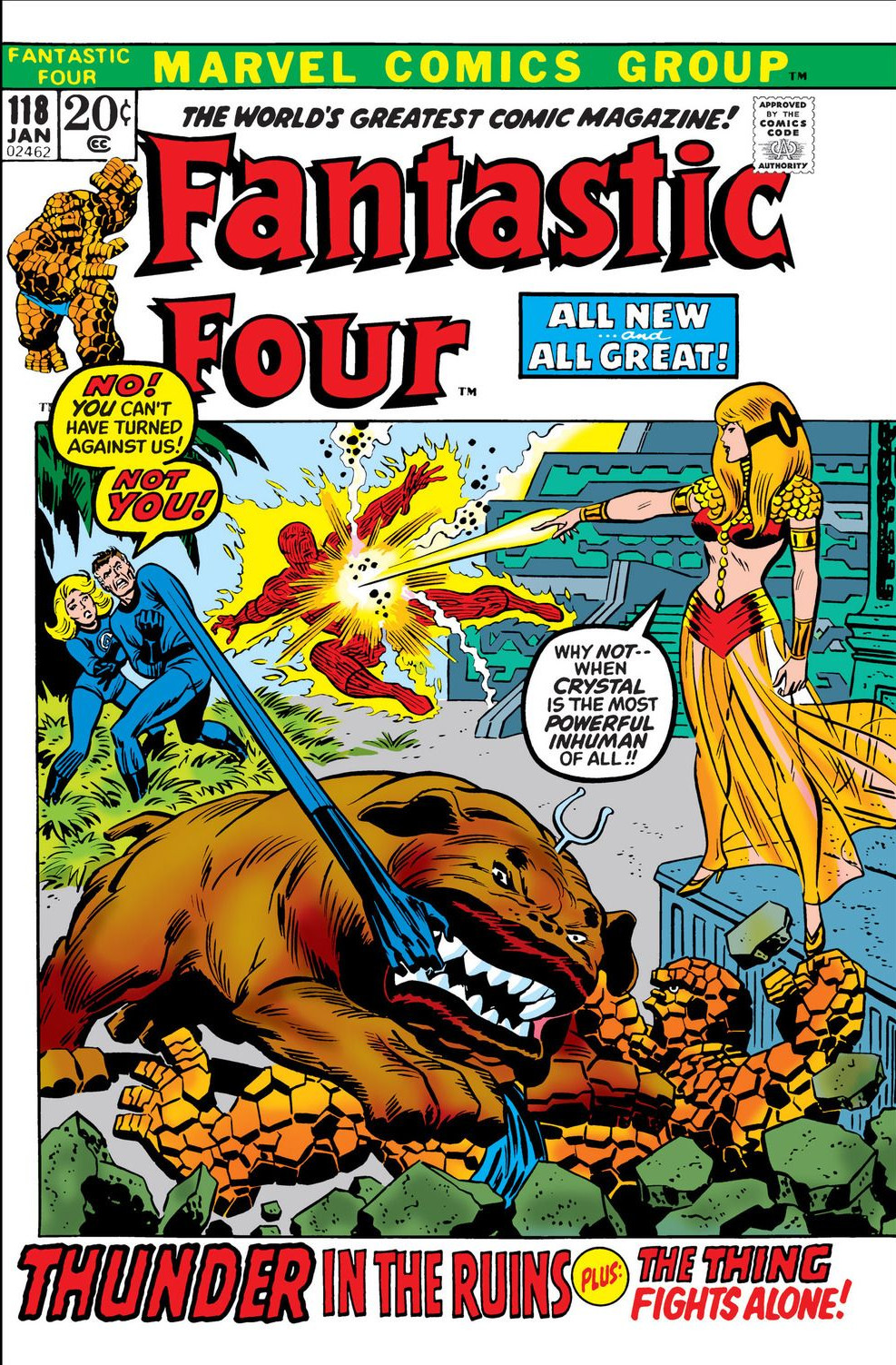 Fantastic Four #118 cover