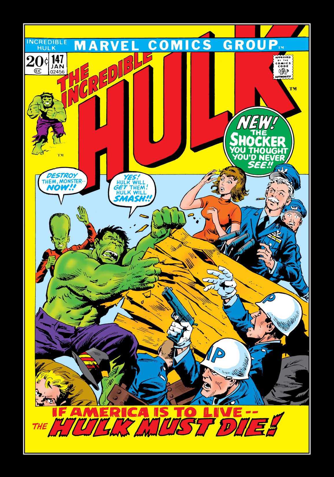 The Incredible Hulk #147 cover