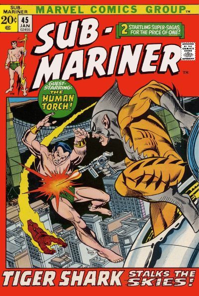 Sub-Mariner #45 cover