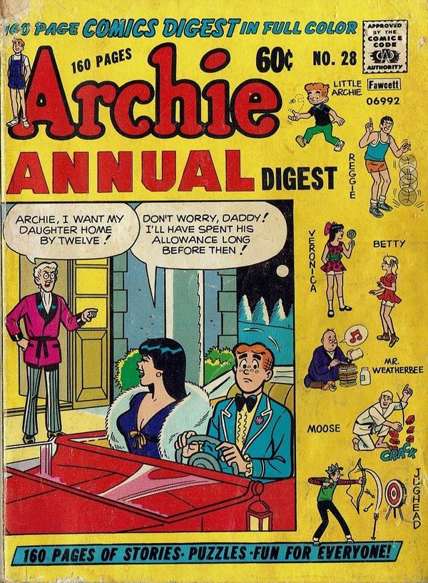 Archie Annual Digest #28 cover