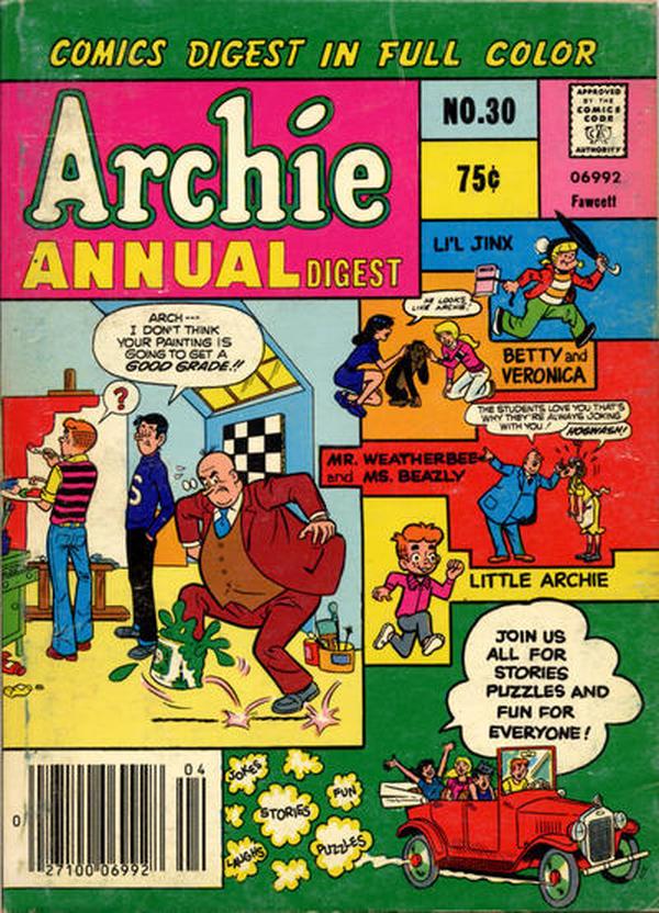 Archie Annual Digest #30 cover