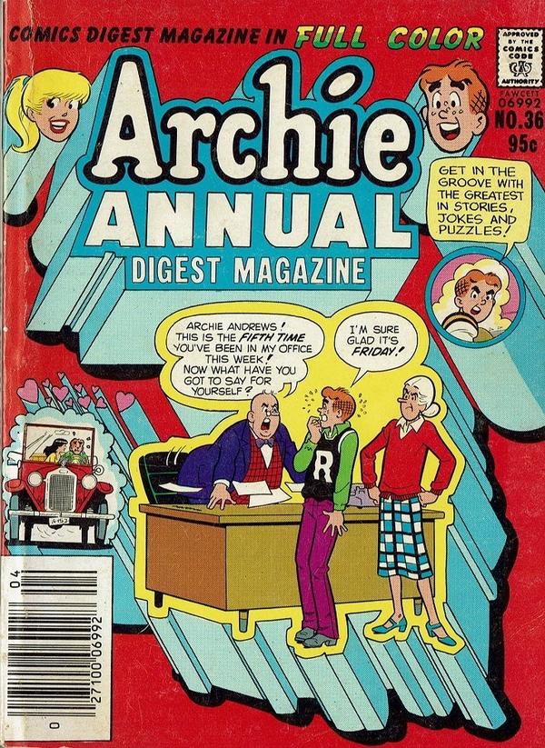 Archie Annual Digest #36 cover