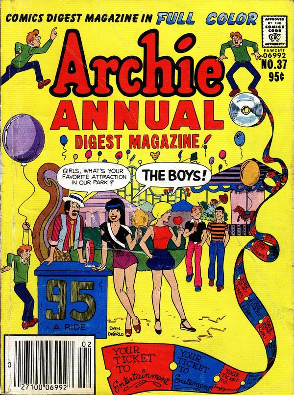 Archie Annual Digest #37 cover