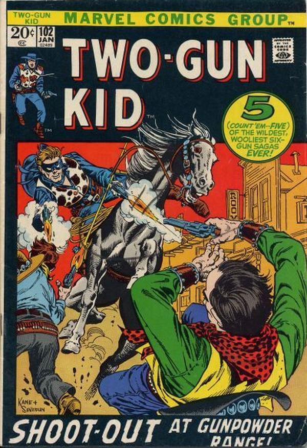 Two Gun Kid #102 cover