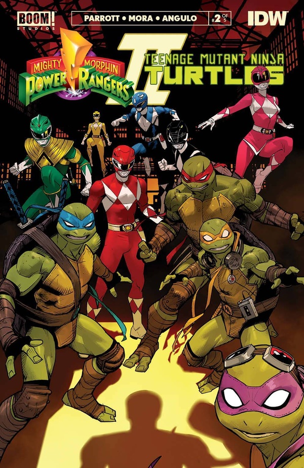 Mighty Morphin Power Rangers / Teenage Mutant Ninja Turtles II #2 cover