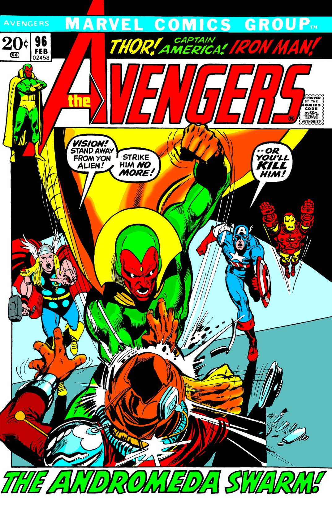 The Avengers #96 cover