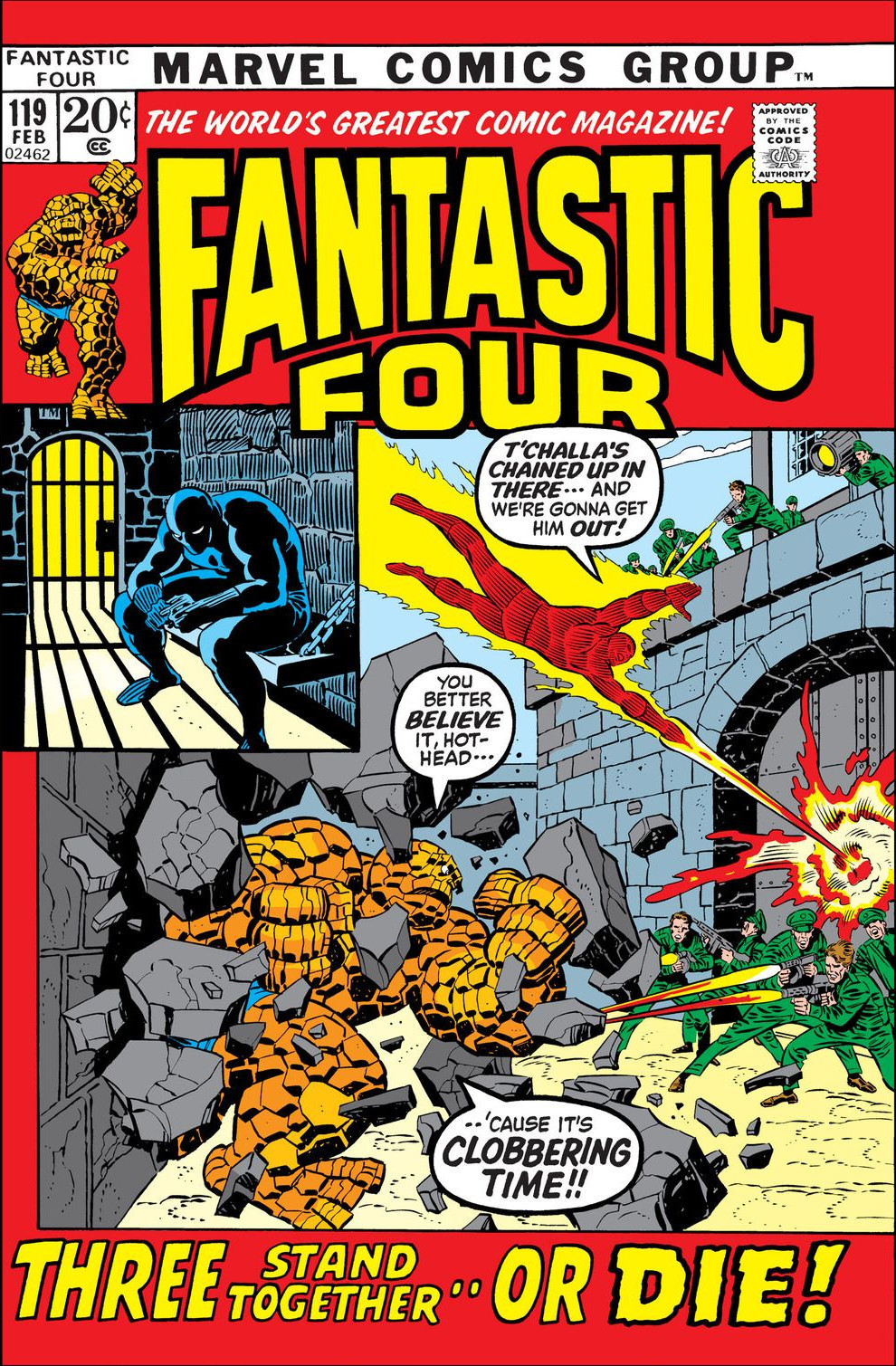 Fantastic Four #119 cover