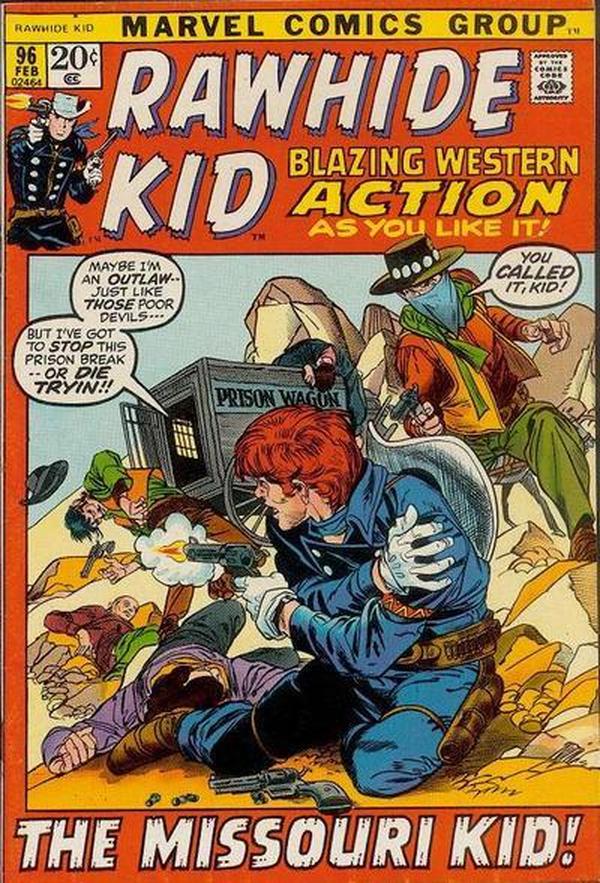The Rawhide Kid #96 cover