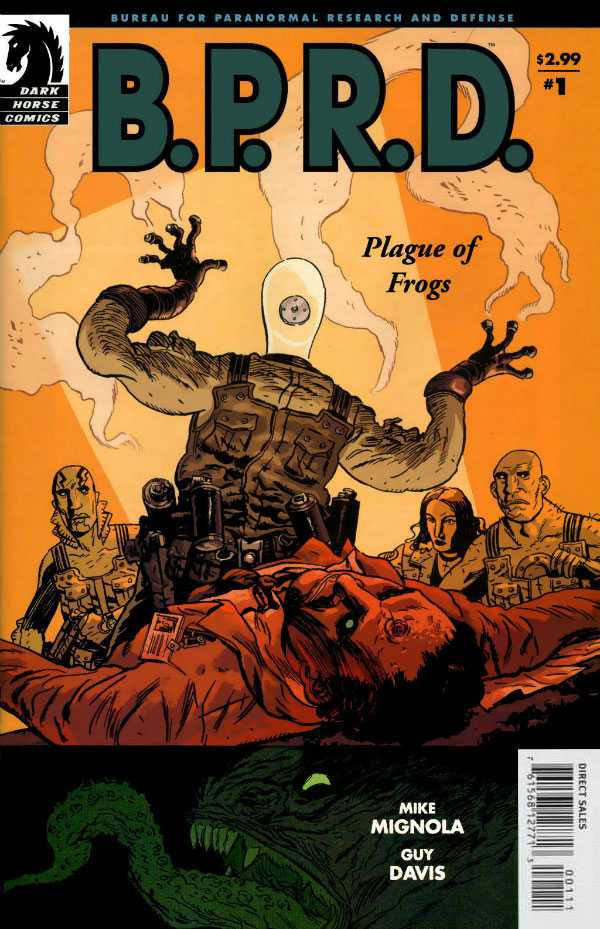 B.P.R.D., Plague of Frogs #1 cover